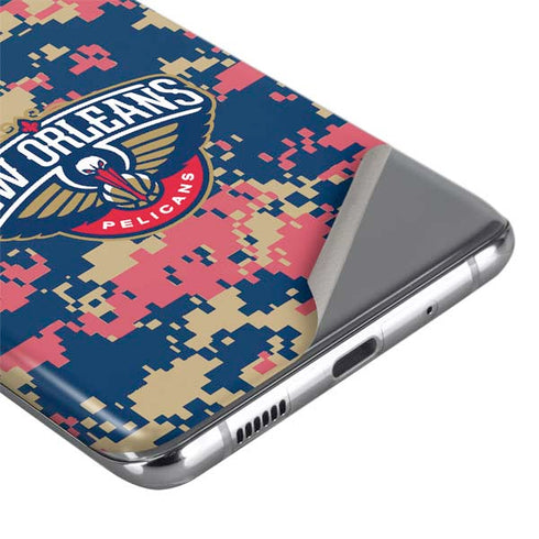 NBA New Orleans Pelicans Digi Camo Galaxy S20 Ultra 5G Skin