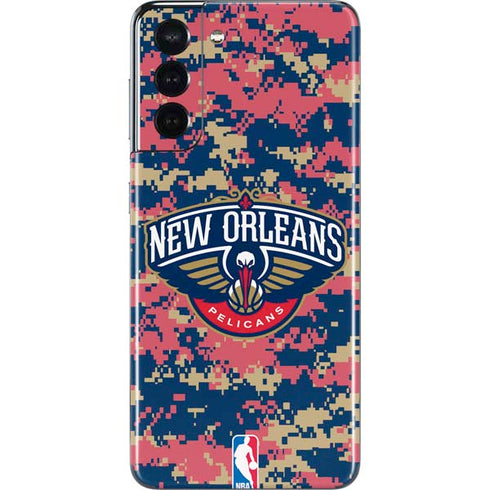 NBA New Orleans Pelicans Digi Camo Galaxy S21 5G Skin
