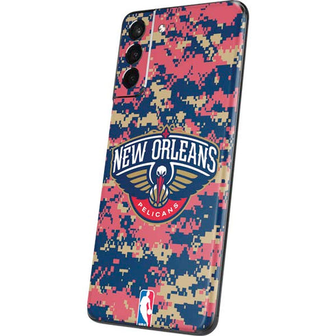 NBA New Orleans Pelicans Digi Camo Galaxy S21 5G Skin