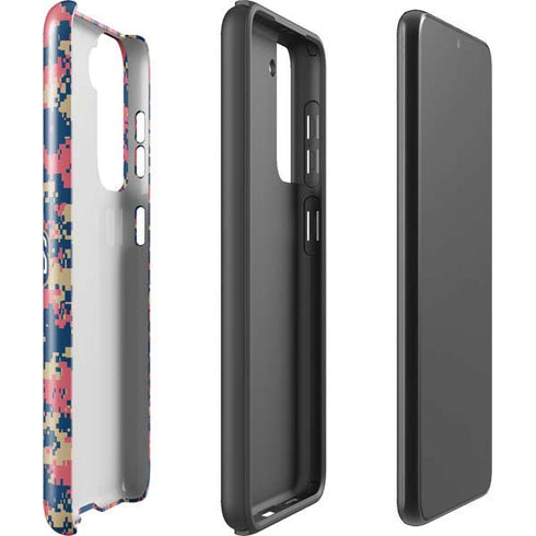NBA New Orleans Pelicans Digi Camo Galaxy S21 FE Pro Case