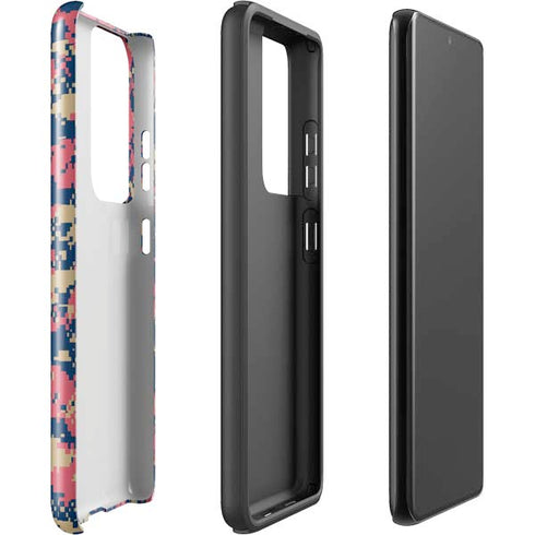 NBA New Orleans Pelicans Digi Camo Galaxy S21 Ultra 5G Pro Case