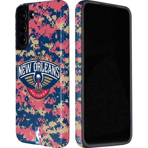 NBA New Orleans Pelicans Digi Camo Galaxy S22 Pro Case