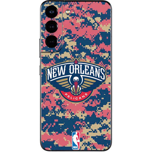 NBA New Orleans Pelicans Digi Camo Galaxy S22 Skin