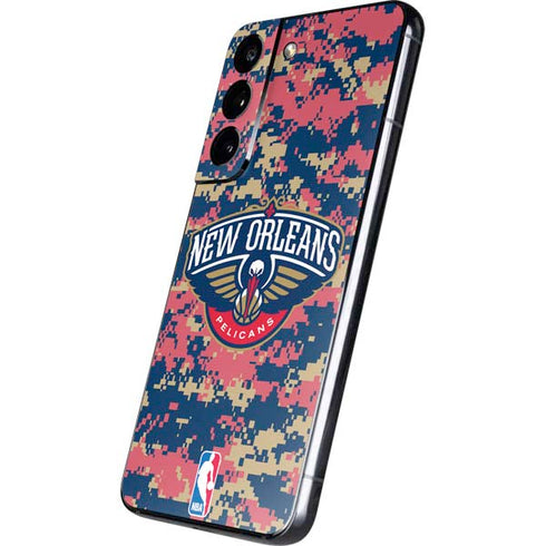 NBA New Orleans Pelicans Digi Camo Galaxy S22 Skin