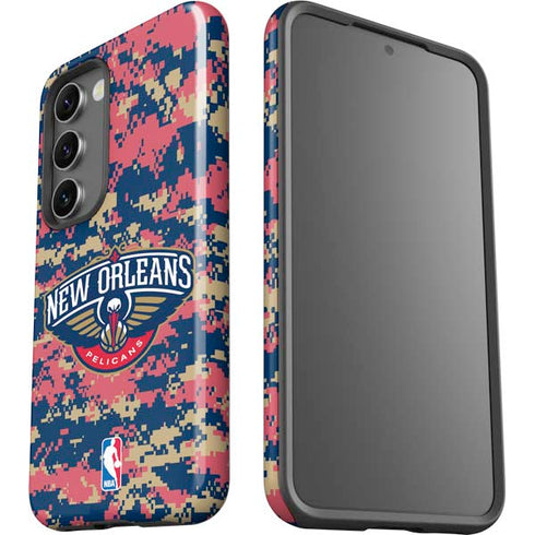 NBA New Orleans Pelicans Digi Camo Galaxy S23 Pro Case