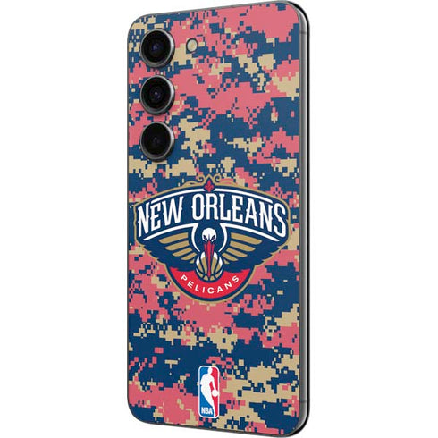 NBA New Orleans Pelicans Digi Camo Galaxy S23 Skin