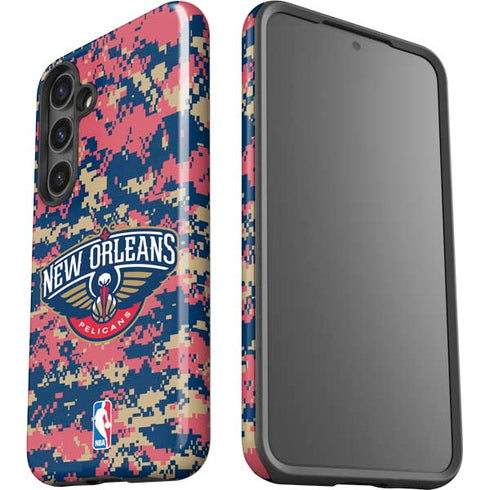NBA New Orleans Pelicans Digi Camo Galaxy S24 Plus Impact Case