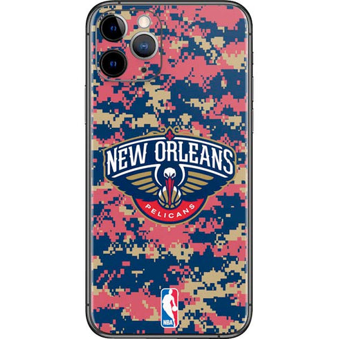 NBA New Orleans Pelicans Digi Camo iPhone 11 Pro Skin