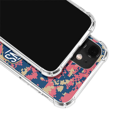 NBA New Orleans Pelicans Digi Camo iPhone 12 Mini Clear Case