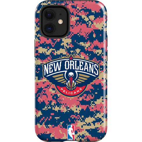 NBA New Orleans Pelicans Digi Camo iPhone 12 Mini Impact Case