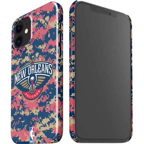 NBA New Orleans Pelicans Digi Camo iPhone 12 Mini Lite Case