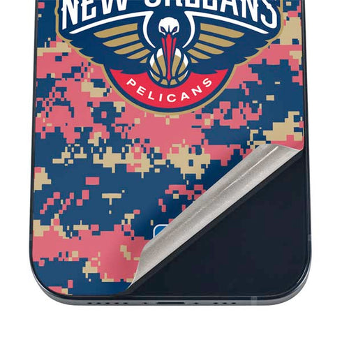 NBA New Orleans Pelicans Digi Camo iPhone 12 Mini Skin