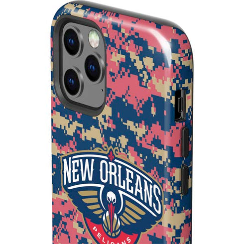 NBA New Orleans Pelicans Digi Camo iPhone 12 Pro Impact Case
