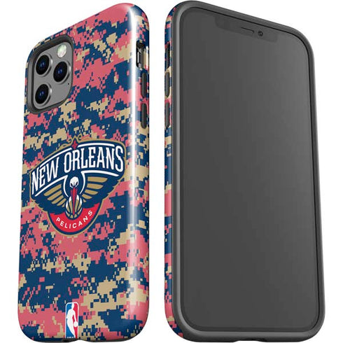 NBA New Orleans Pelicans Digi Camo iPhone 12 Pro Impact Case