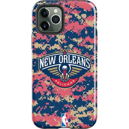 NBA New Orleans Pelicans Digi Camo iPhone 12 Pro Max Impact Case