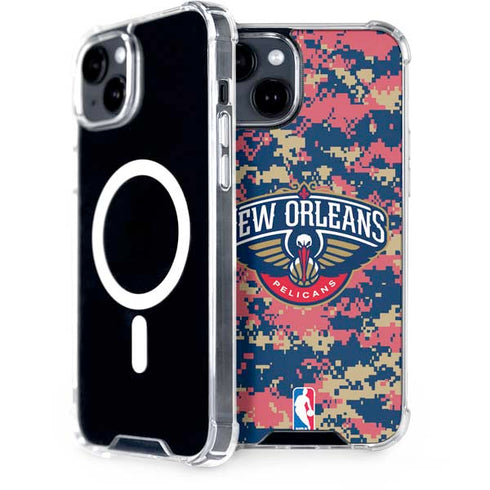 NBA New Orleans Pelicans Digi Camo iPhone 13 MagSafe Case