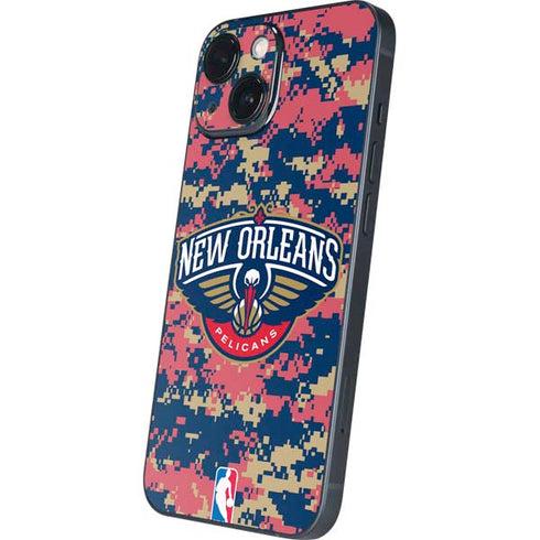 NBA New Orleans Pelicans Digi Camo iPhone 13 Mini Skin