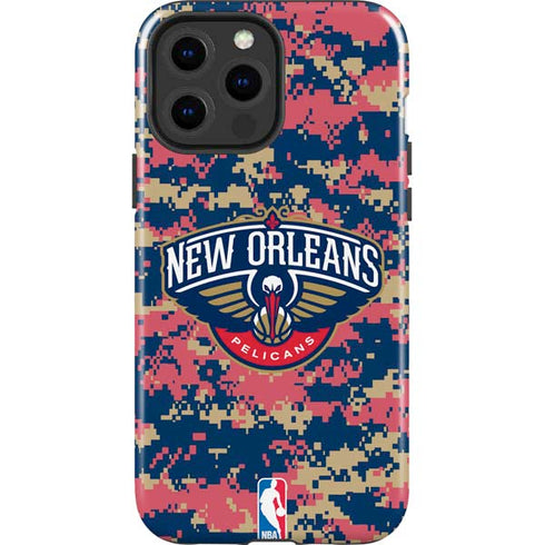NBA New Orleans Pelicans Digi Camo iPhone 13 Pro Max Impact Case