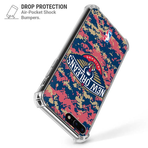 NBA New Orleans Pelicans Digi Camo iPhone 7/8 Plus Clear Case
