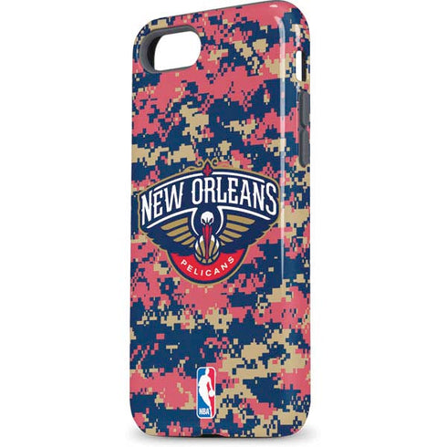 NBA New Orleans Pelicans Digi Camo iPhone 8 Pro Case