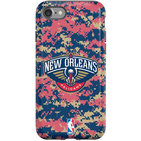 NBA New Orleans Pelicans Digi Camo iPhone SE (2nd & 3rd Gen) Pro Case