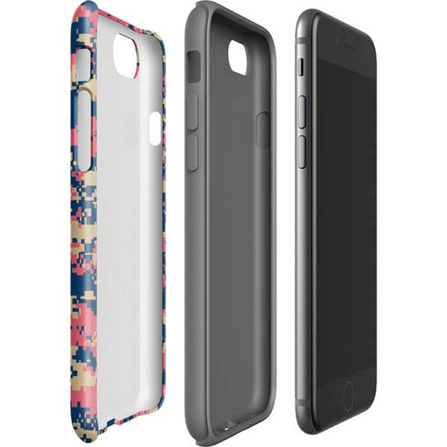 NBA New Orleans Pelicans Digi Camo iPhone SE (2nd & 3rd Gen) Pro Case