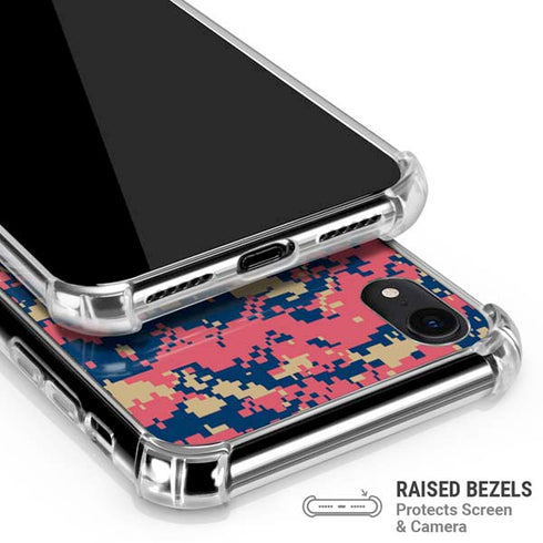 NBA New Orleans Pelicans Digi Camo iPhone XR Clear Case