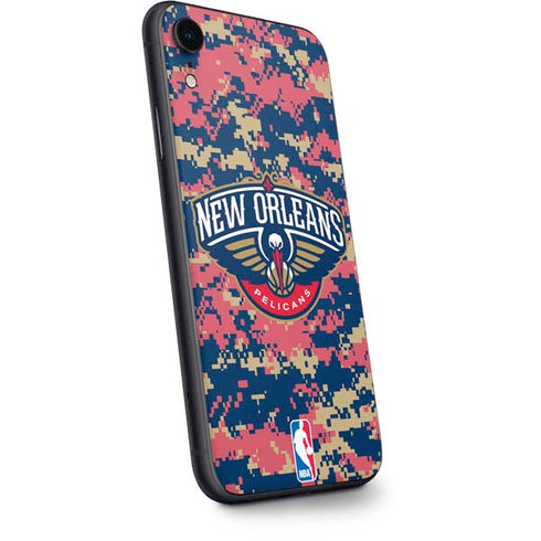 NBA New Orleans Pelicans Digi Camo iPhone XR Skin
