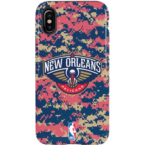 NBA New Orleans Pelicans Digi Camo iPhone XS Pro Case