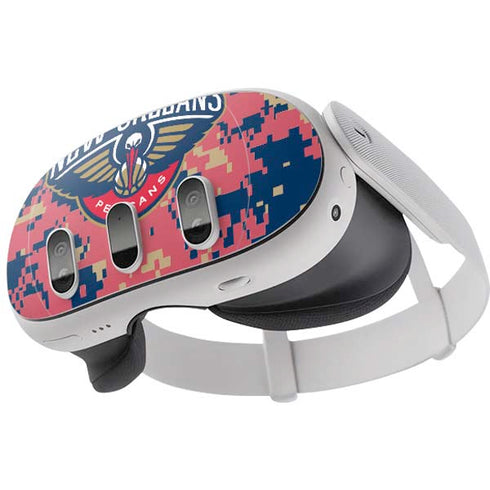 NBA New Orleans Pelicans Digi Camo Meta Quest 3 Skin