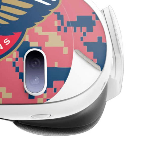 NBA New Orleans Pelicans Digi Camo Meta Quest 3 Skin