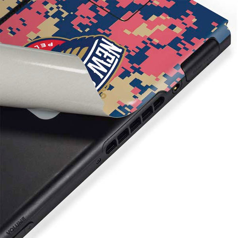 NBA New Orleans Pelicans Digi Camo Nintendo Switch Bundle Skin