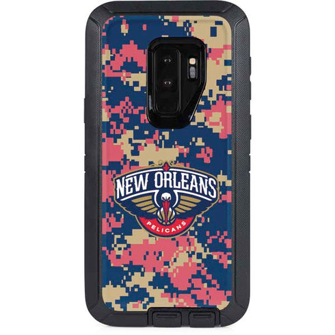 NBA New Orleans Pelicans Digi Camo Otterbox Defender Galaxy Skin