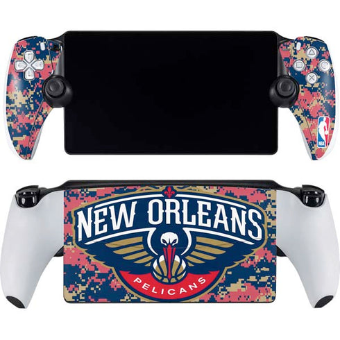 NBA New Orleans Pelicans Digi Camo PlayStation Portal Remote Player Skin