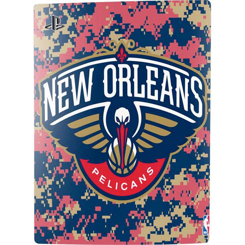 NBA New Orleans Pelicans Digi Camo PS5 Console Skin
