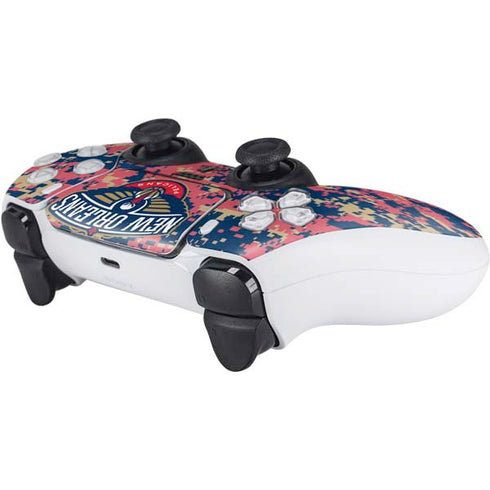 NBA New Orleans Pelicans Digi Camo PS5 Controller Skin