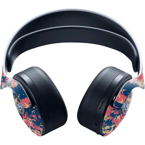 NBA New Orleans Pelicans Digi Camo PULSE 3D Wireless Headset for PS5 Skin