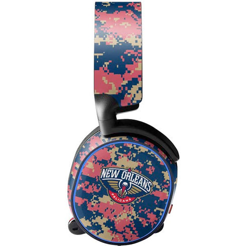 NBA New Orleans Pelicans Digi Camo SteelSeries Arctis 3 Skin