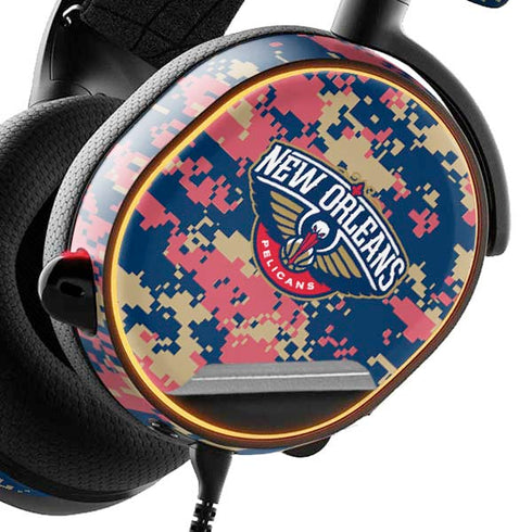 NBA New Orleans Pelicans Digi Camo SteelSeries Arctis 5 Skin