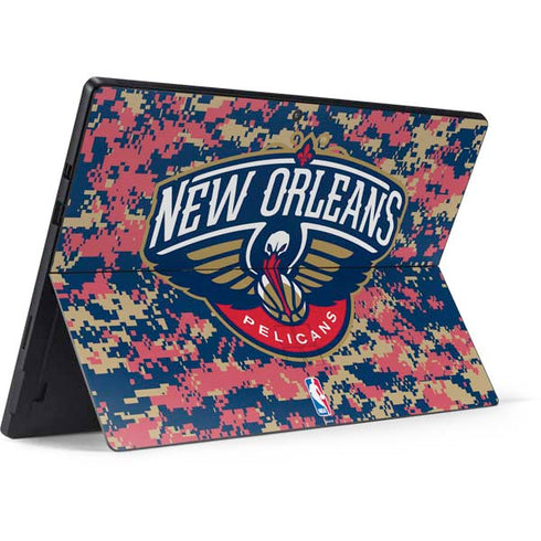 NBA New Orleans Pelicans Digi Camo Surface Pro 7 Skin