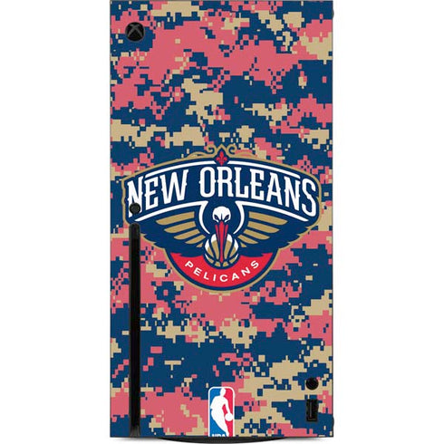 NBA New Orleans Pelicans Digi Camo Xbox Series X Console Skin