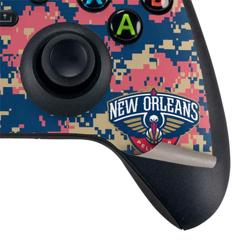 NBA New Orleans Pelicans Digi Camo Xbox Series X Controller Skin