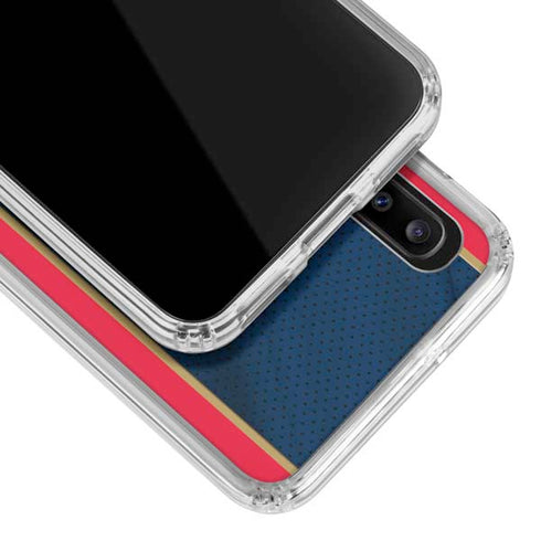 NBA New Orleans Pelicans Jersey Galaxy A30 Clear Case