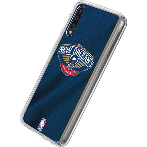 NBA New Orleans Pelicans Jersey Galaxy A50 Clear Case