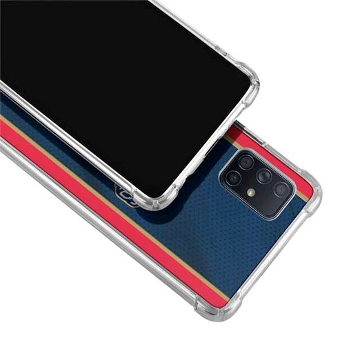 NBA New Orleans Pelicans Jersey Galaxy A71 5G Clear Case