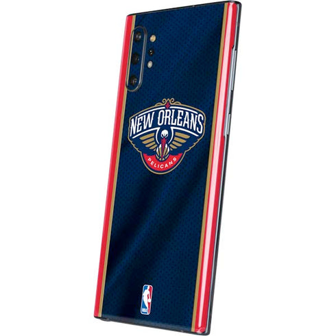 NBA New Orleans Pelicans Jersey Galaxy Note 10 Plus Skin