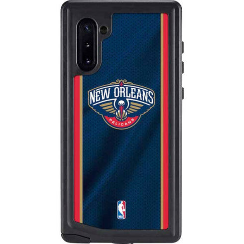 NBA New Orleans Pelicans Jersey Galaxy Note 10 Waterproof Case