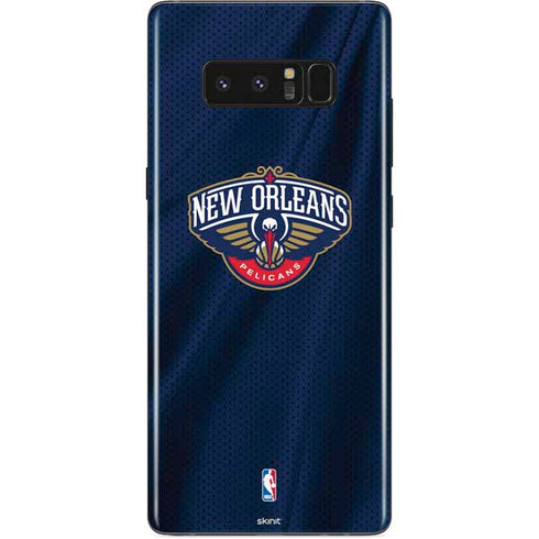NBA New Orleans Pelicans Jersey Galaxy Note 8 Skin