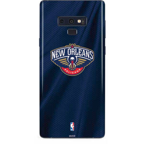NBA New Orleans Pelicans Jersey Galaxy Note 9 Skin