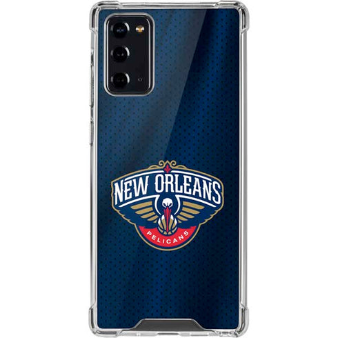NBA New Orleans Pelicans Jersey Galaxy Note20 5G Clear Case